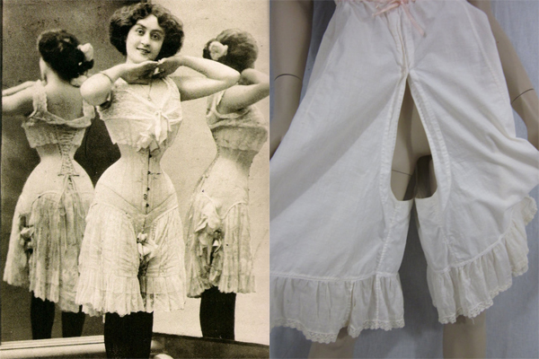 1900s-edwardian-knickers-pantaloons-underwear-women